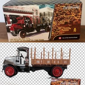 Texaco gas Die Cast Bank 1918 Mack AC bulldog Texas 2001 New in box oil …